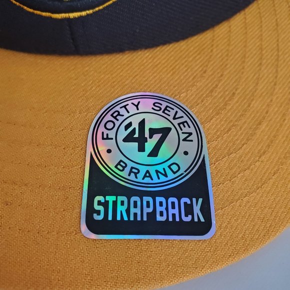 BOSTON BRUINS Strapback Hat Embroidered Logo Official NHL Hockey Team Swag Merch - Picture 4 of 12